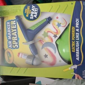 Crayola electric powered air brushing air‎ marker sprayer for spray art new